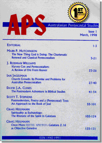 Link to Australasian Pentecostal Studies